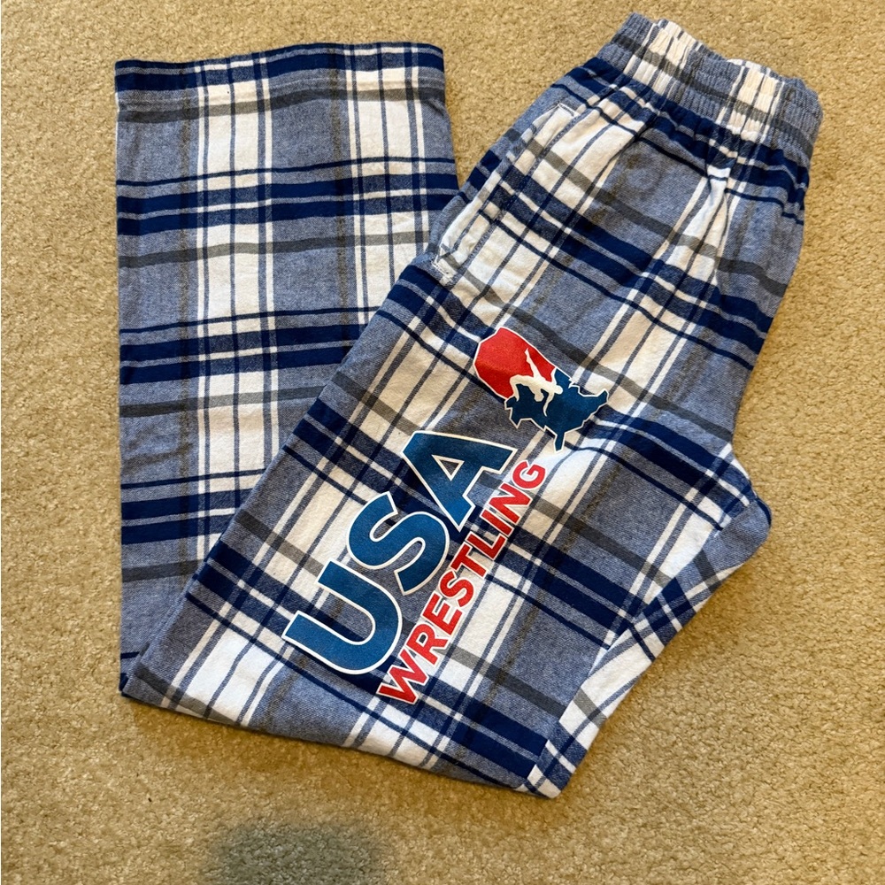USA Wrestling pajama bottoms worn maybe once youth medium